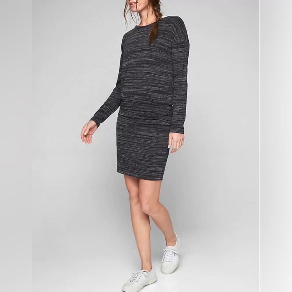 Athleta NWT Avenue Dress Dark Heather Grey Size Medium